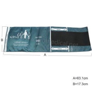 ท่อหีบห่อสำหรับผู้ใหญ่ขนาดใหญ่สำหรับวัดระดับความดันโลหิต