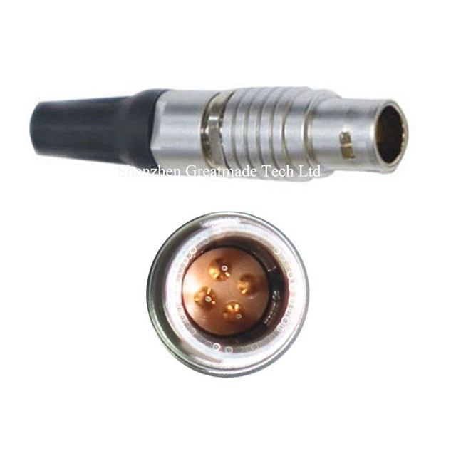 4 Pins 0B Metal Aviation Electric Connector, Small Cable Male Female Connector, Circular Metal Push Pull Plug Socket