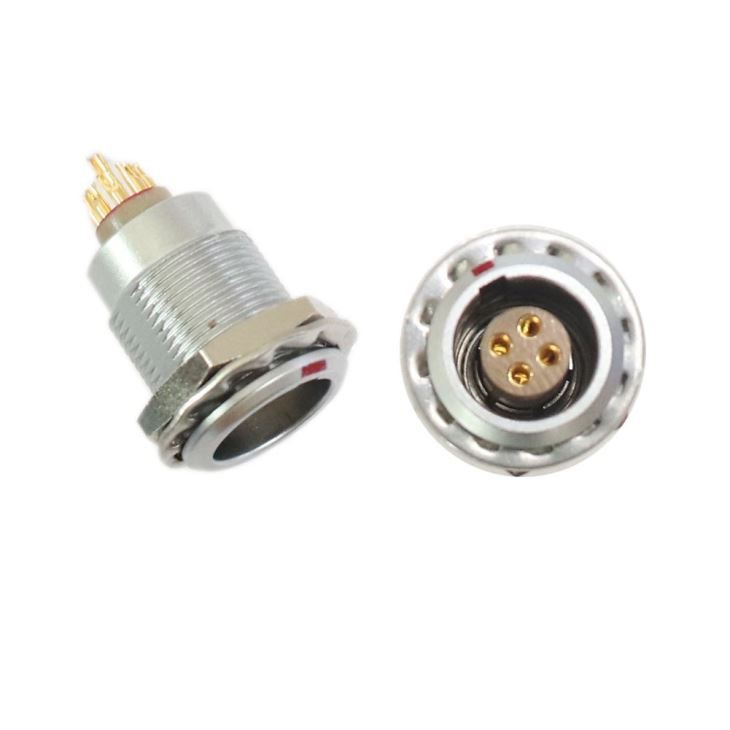 FGG EGG 0B 304 Push-pull Metal Straight Plug/fixed Socked Connector