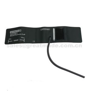 ข้อมือ Nibp ขนาด 5 นิ้วแบบนีออนเกตเส้นรอบแขน 8.9-15 ซม. โดยไม่มีถุงแก๊ส