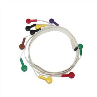 สายเคเบิล ECG แบบโฮลเตอร์ 10 สายสำหรับ Mortara T12